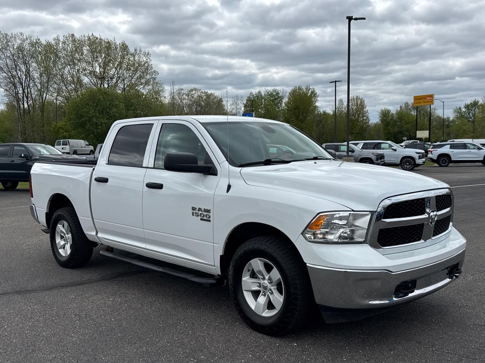 2022 RAM 1500 Classic SLT in White — front three-quarter view