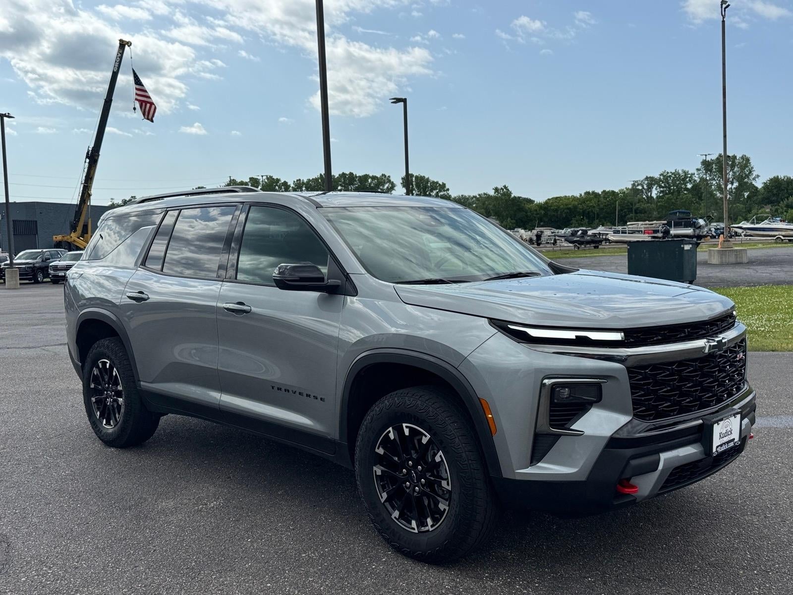 2025 Chevrolet Traverse Z71 in Sterling Gray Metallic — front three-quarter view